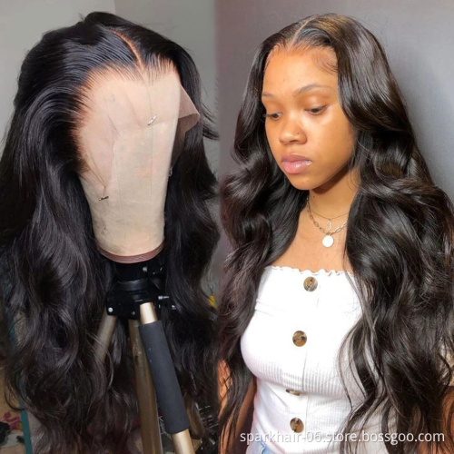 Cheap 100% Human Hair Wigs For Black Women,Hd Lace Frontal Wig Human Hair,100% Virgin Brazilian Human Hair 13x6 Lace Front Wig